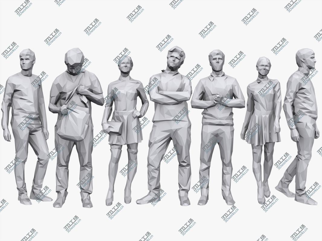 images/goods_img/202105071/Lowpoly People Casual Pack Vol.4/1.jpg